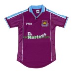 Camisolas de futebol West Ham United 1999-2001 Retro Equipamento Principal Manga Curta